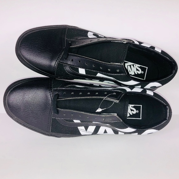 Vans Old Skool (Vans) Black & True White Sneakers - Picture 2 of 8